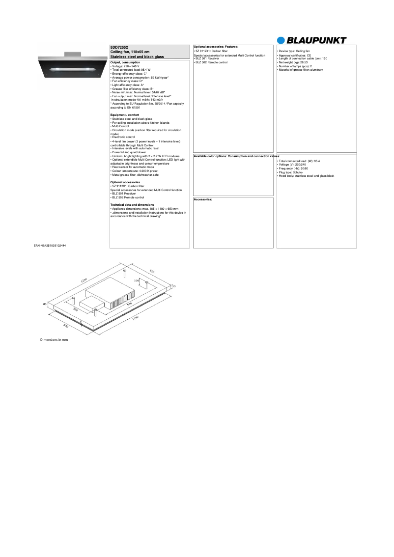 Image de la première page du manuel de l'appareil 5DD72552