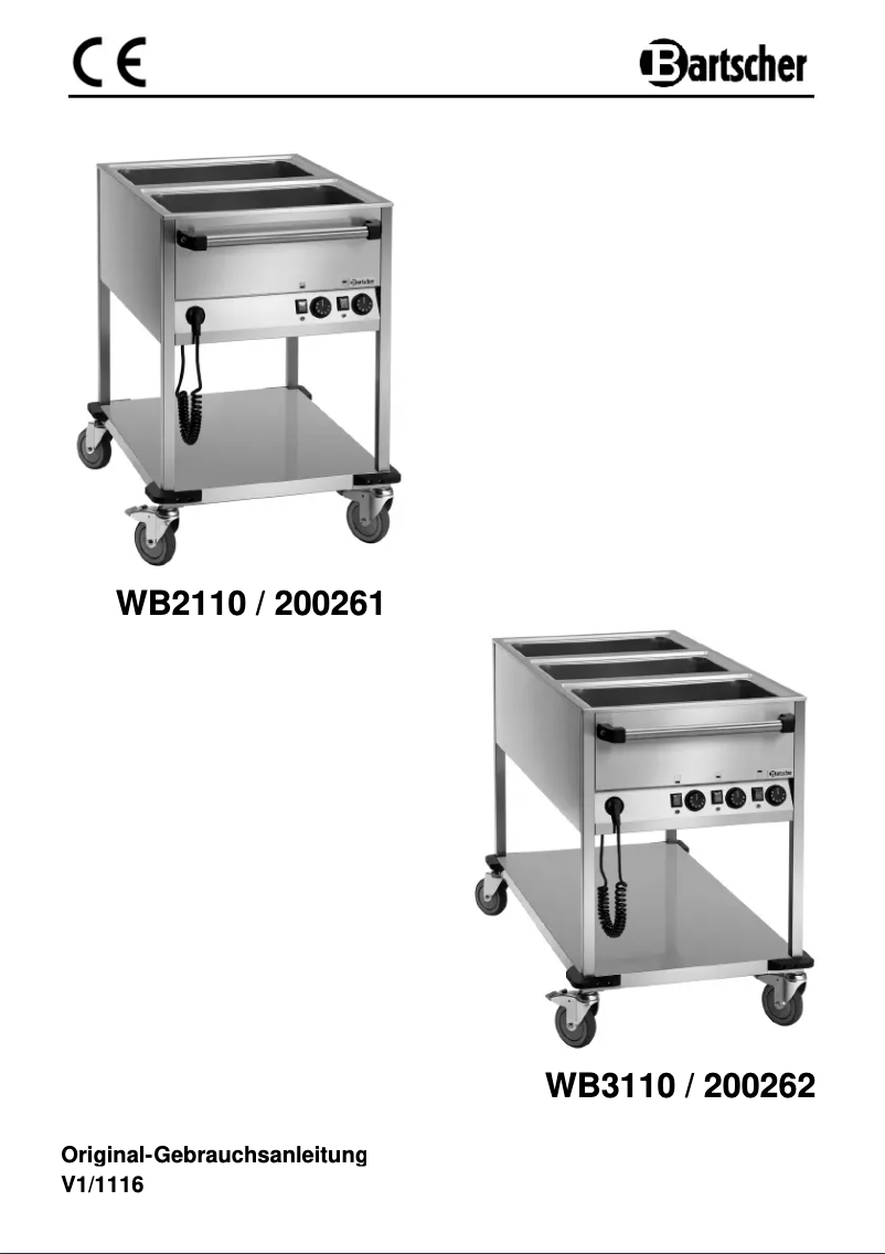 Image de la première page du manuel de l'appareil WB2110
