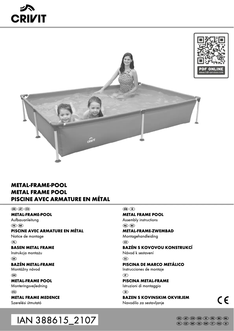 Page n°1 - Manuel utilisateur Crivit IAN 388615