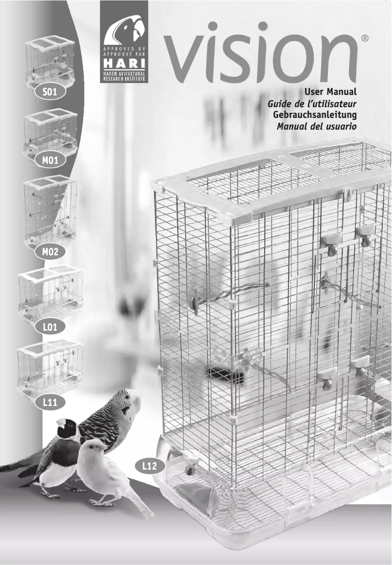 Page 1 de la notice Manuel utilisateur Vision M02