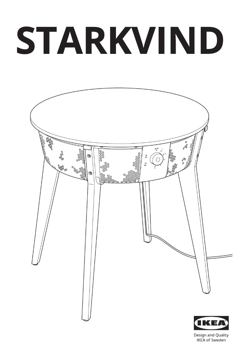 Image de la première page du manuel de l'appareil STARKVIND 905.019.55