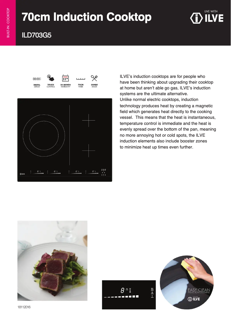 Image de la première page du manuel de l'appareil ILD703G5