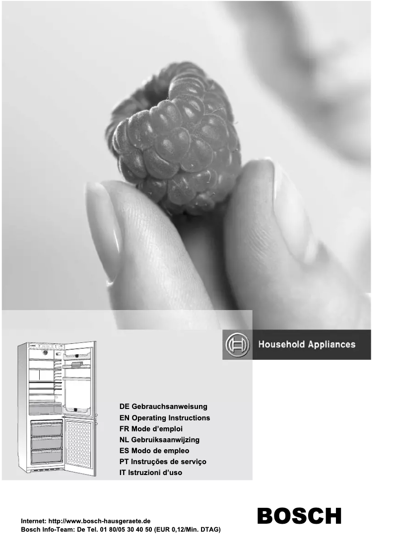 Page n°1 - Manuel utilisateur Bosch KGV33X05