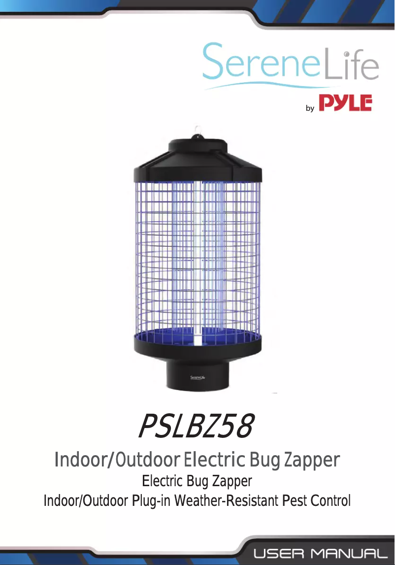 Page 1 de la notice Manuel utilisateur SereneLife PSLBZ58