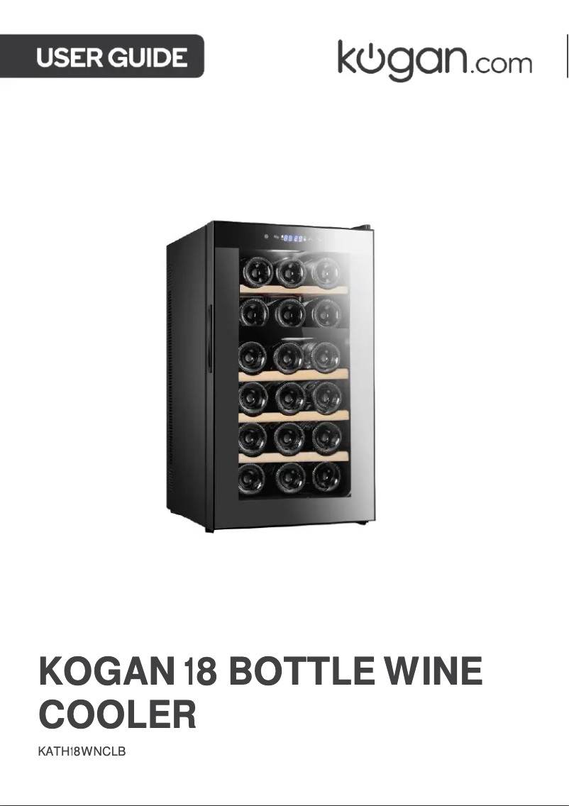 Page n°1 - Manuel utilisateur Kogan KATH18WNCLB