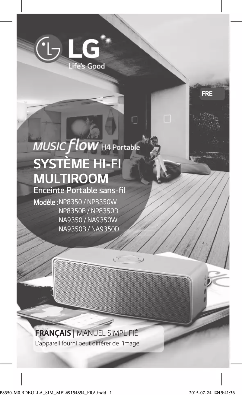 Page 1 de la notice Manuel utilisateur LG H4