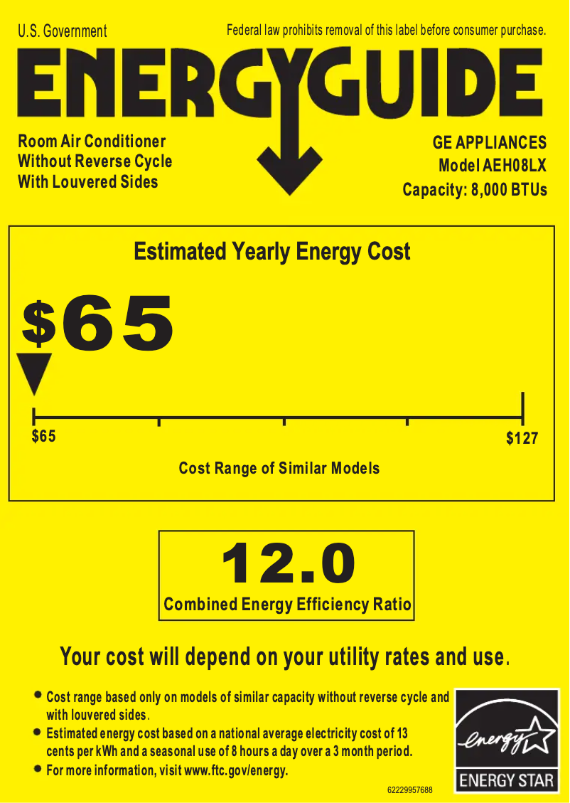 Image de la première page du manuel de l'appareil AEH08LX
