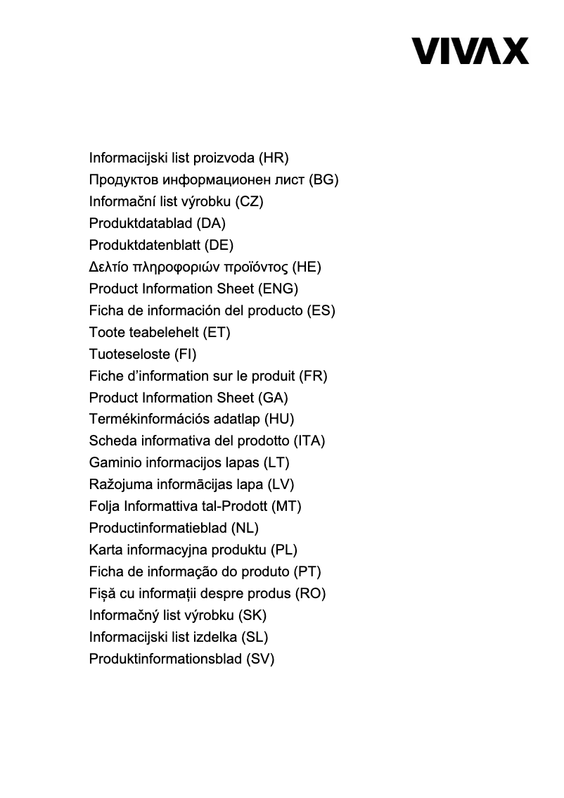 Image de la première page du manuel de l'appareil WFL-100616CDS