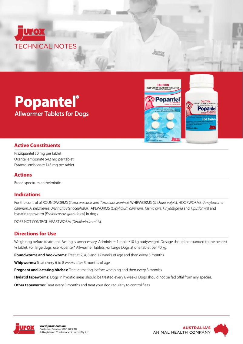 Page n°1 - Manuel utilisateur Jurox Popantel