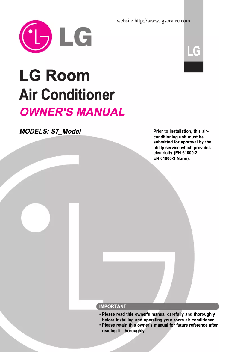 Página 1 del manual Manual de usuario LG A12CR-N