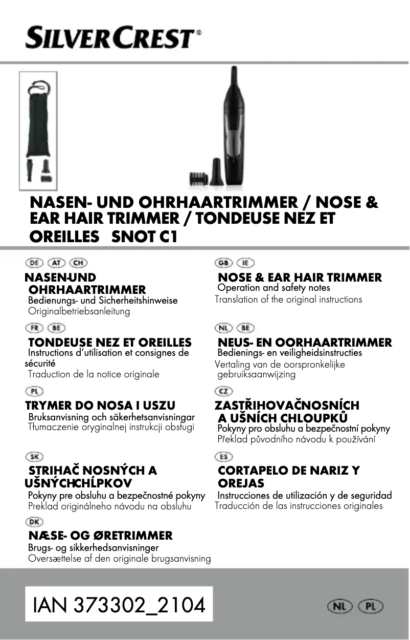 Page 1 de la notice Manuel utilisateur SilverCrest SNOT 1.5 A1