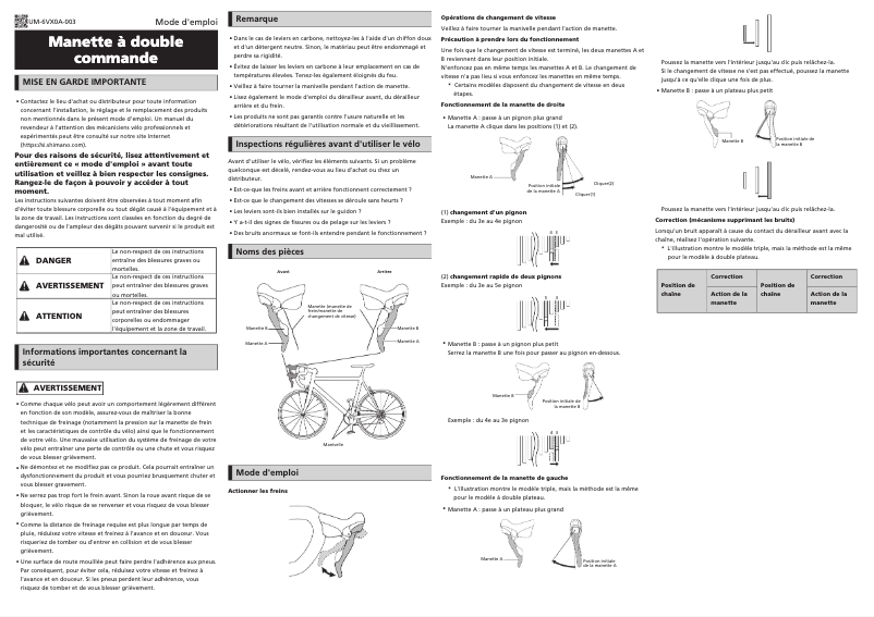 Image de la première page du manuel de l'appareil ST-4700-L