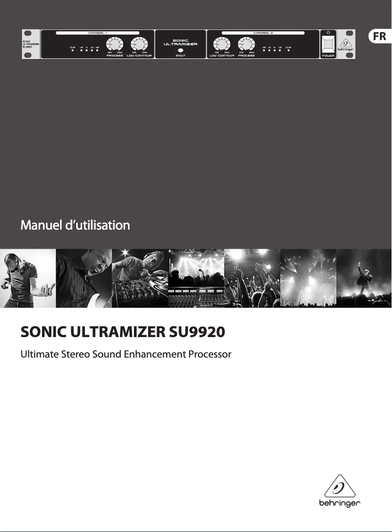 Página 1 del manual Manual de usuario Behringer Sonic Ultramizer SU9920