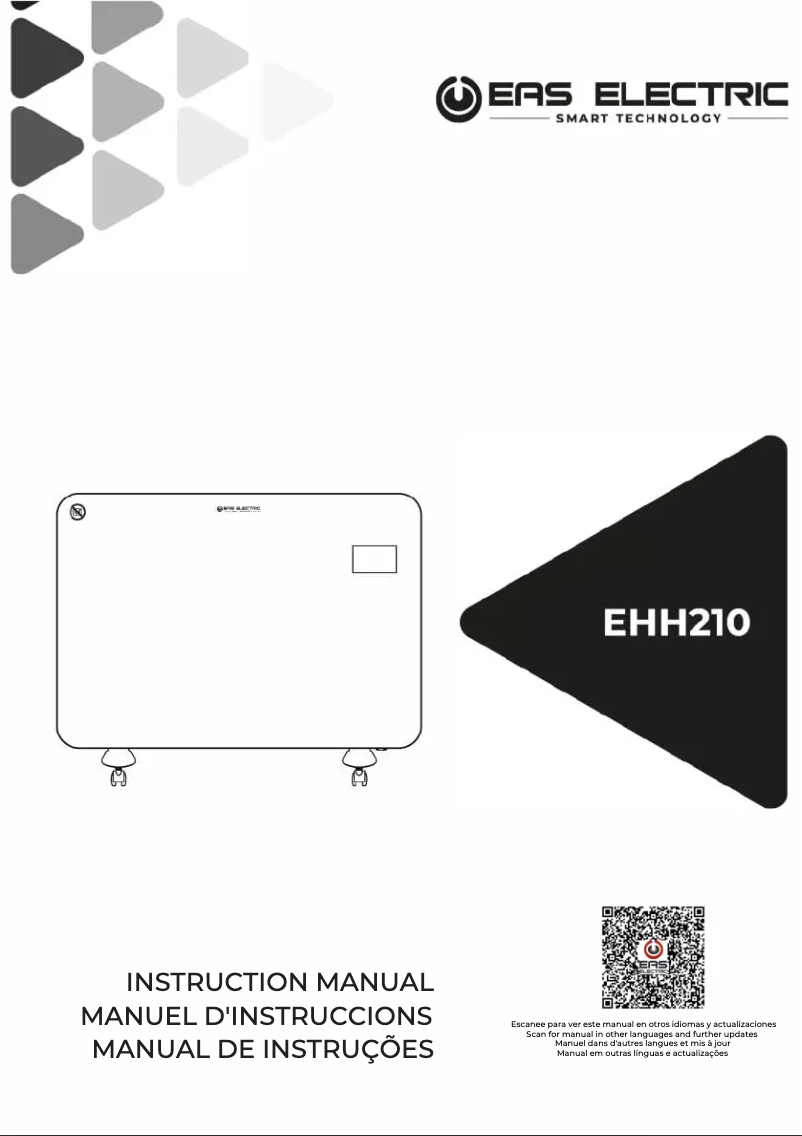 Page n°1 - Manuel utilisateur EAS Electric EHH210