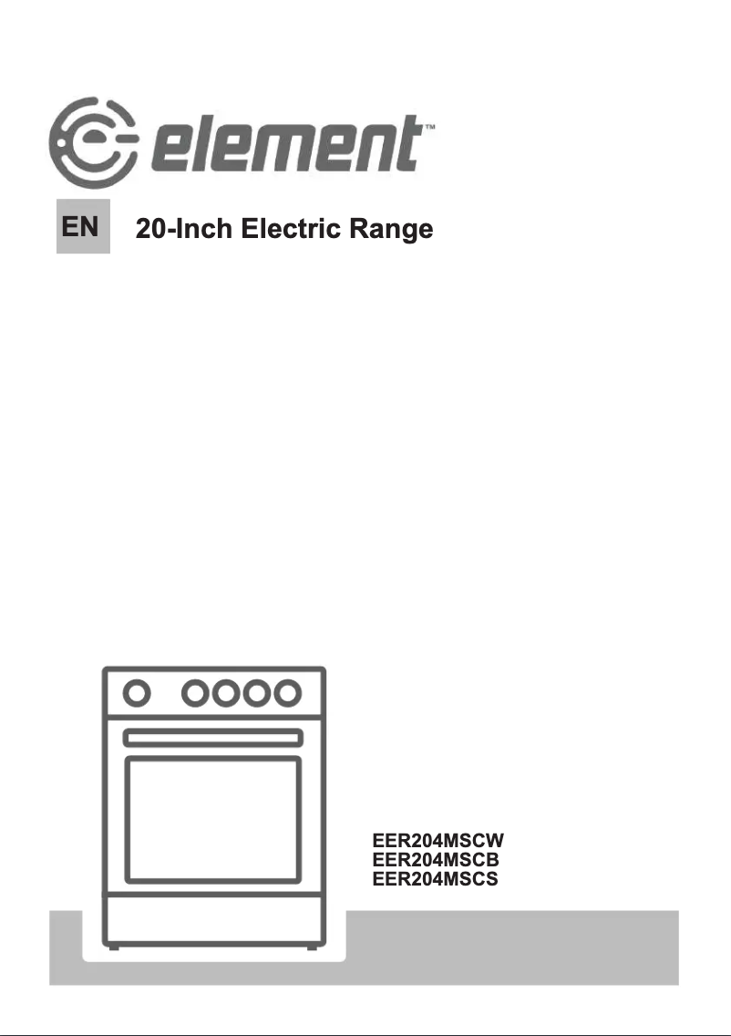 Image de la première page du manuel de l'appareil EER204MSCB