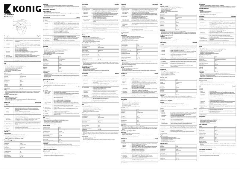 Image de la première page du manuel de l'appareil SAS-DVRWW20