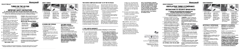 Image de la première page du manuel de l'appareil HTF090