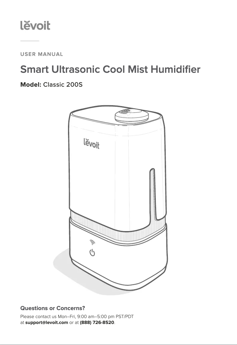 Imagen de la primera página del manual del dispositivo Classic 200S