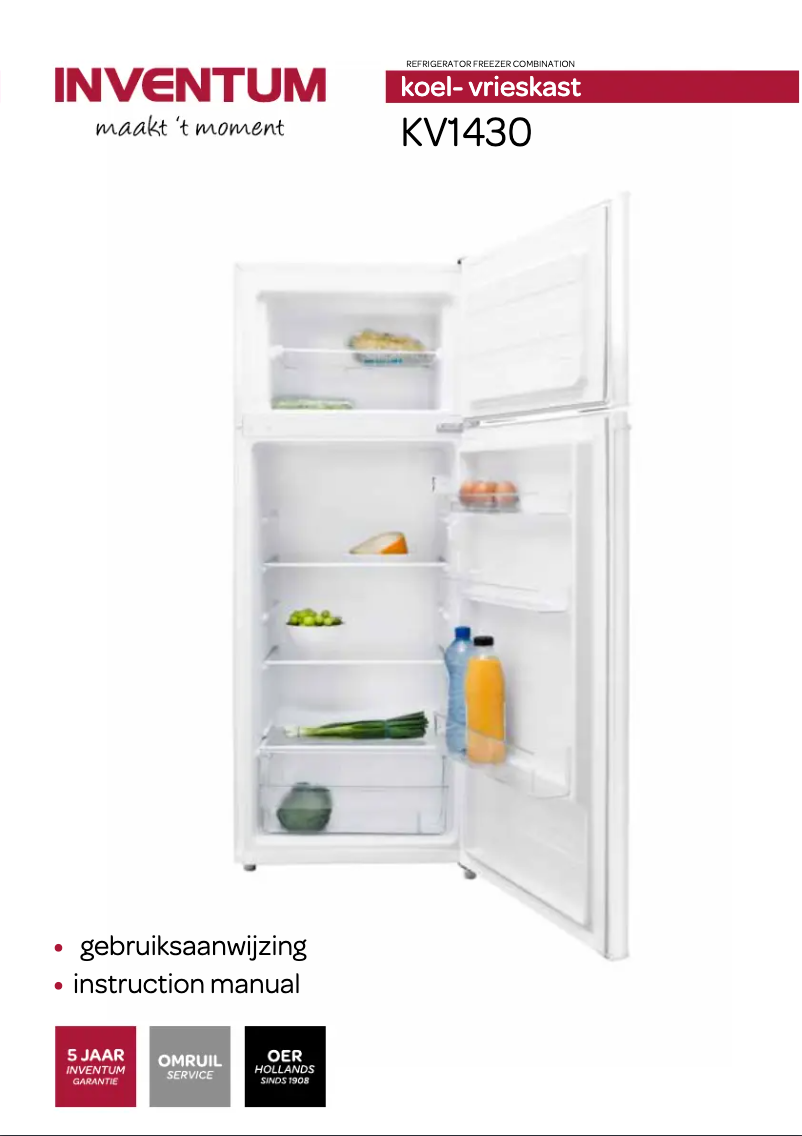 Image de la première page du manuel de l'appareil KV1430