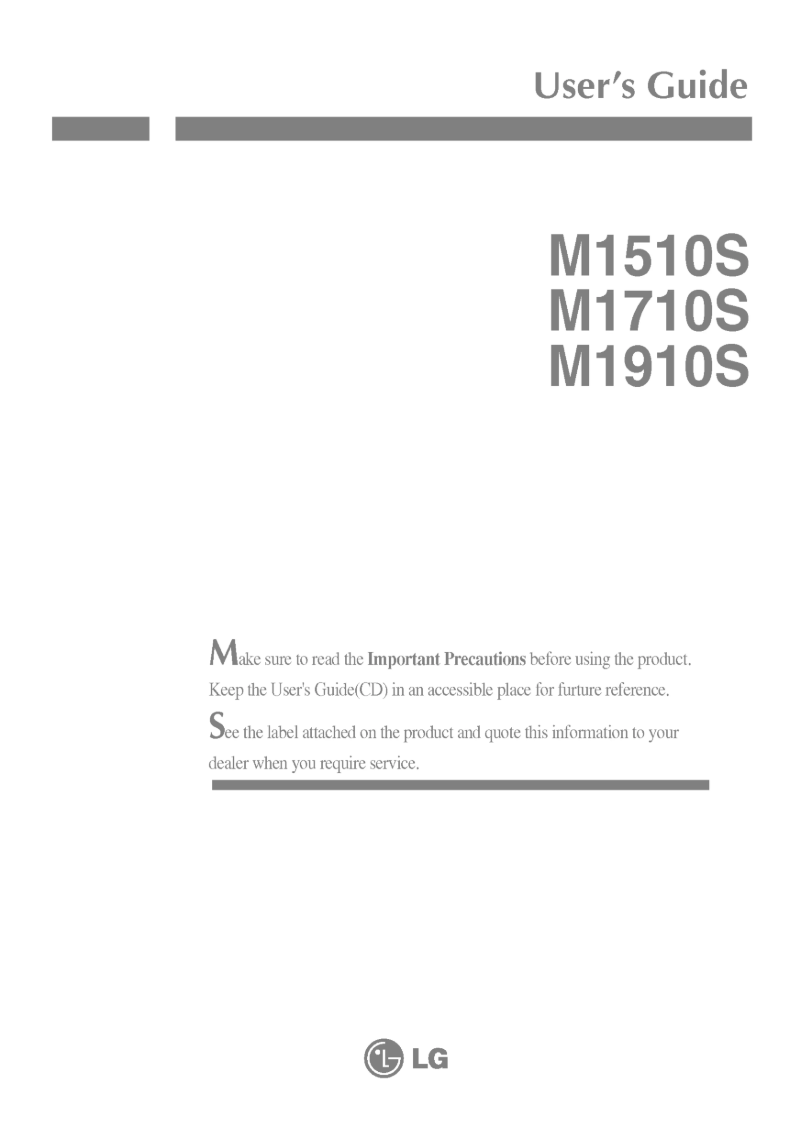 Page n°1 - Manuel utilisateur LG M1510S-BN