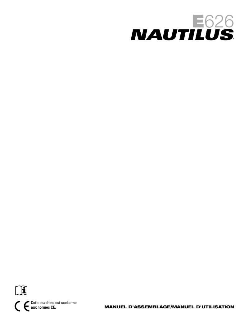 Página 1 del manual Instrucciones / montaje Nautilus E626