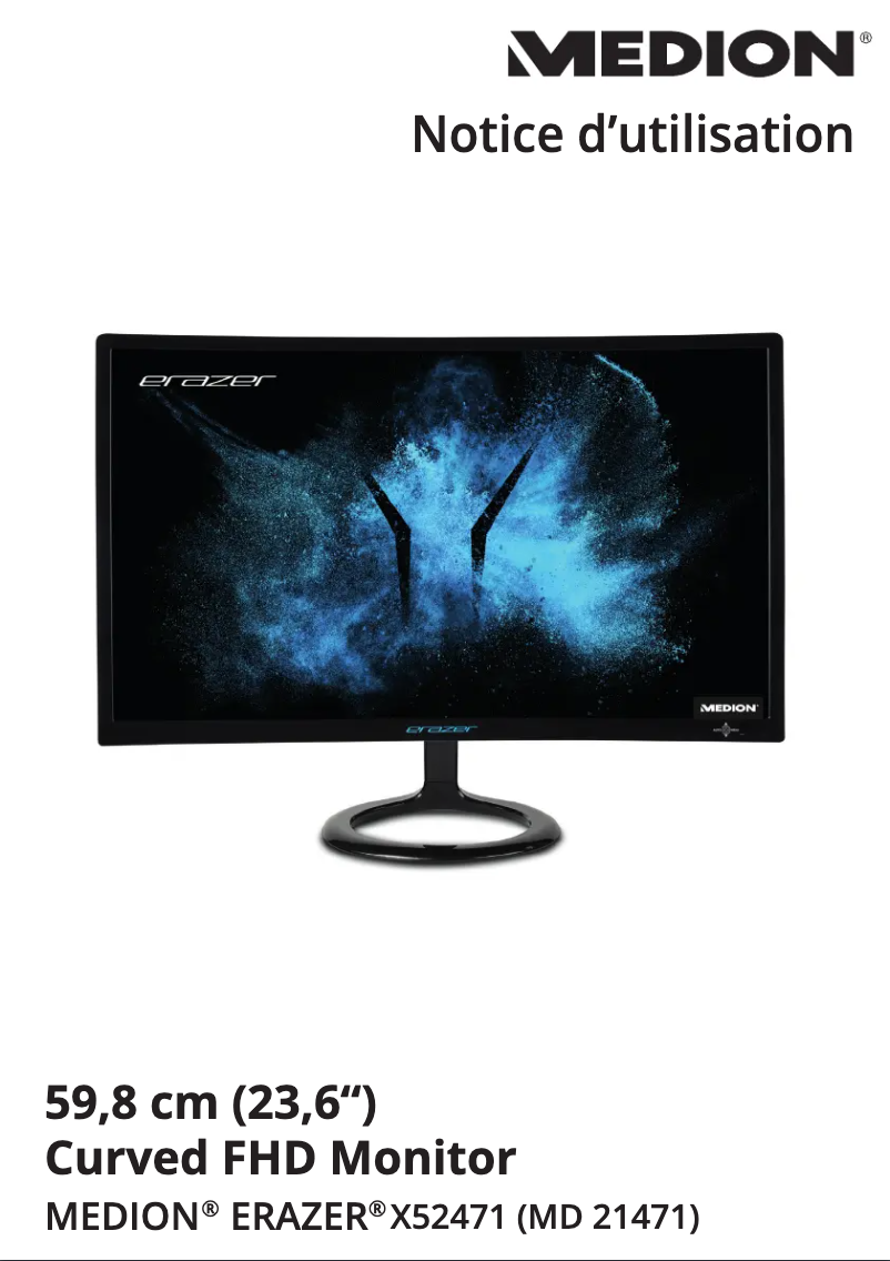 Página 1 del manual Manual de usuario Medion ERAZER X52471 (MD 21471)