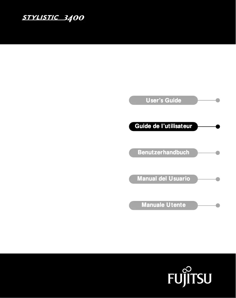 Image de la première page du manuel de l'appareil Stylistic ST3400