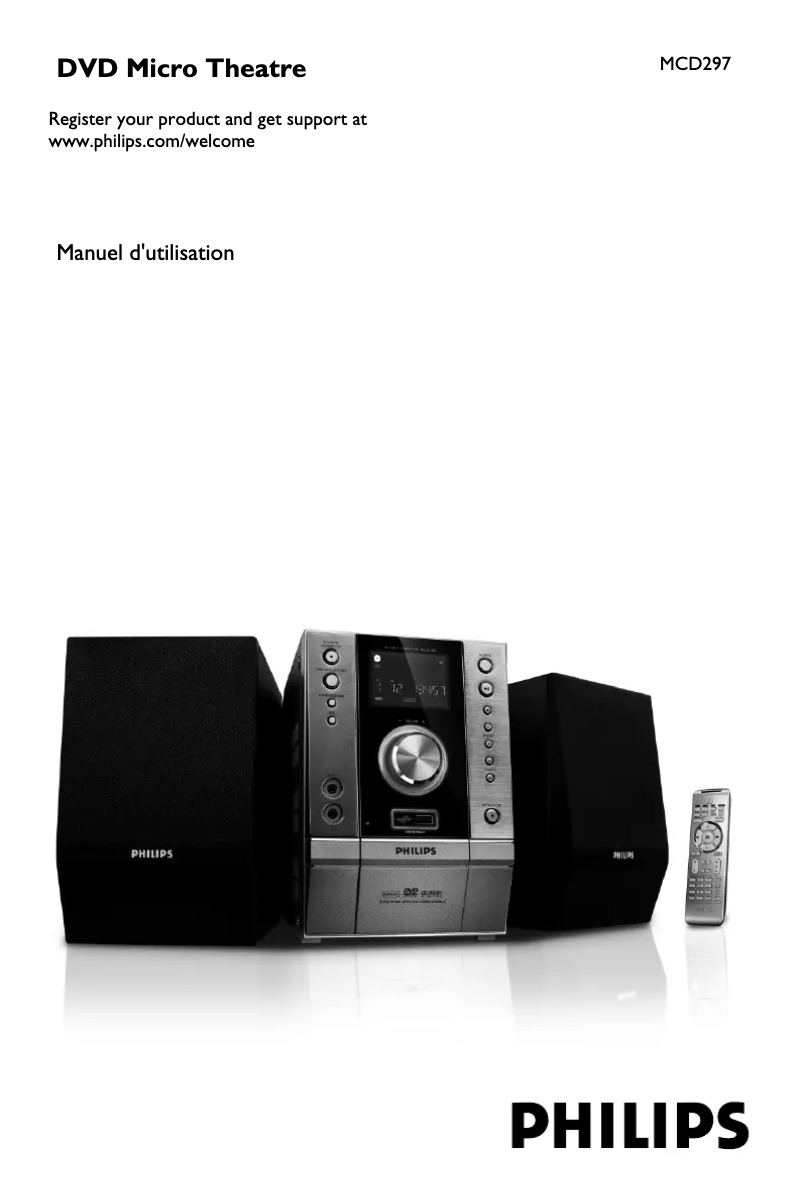 Página 1 del manual Manual de usuario Philips MCD297