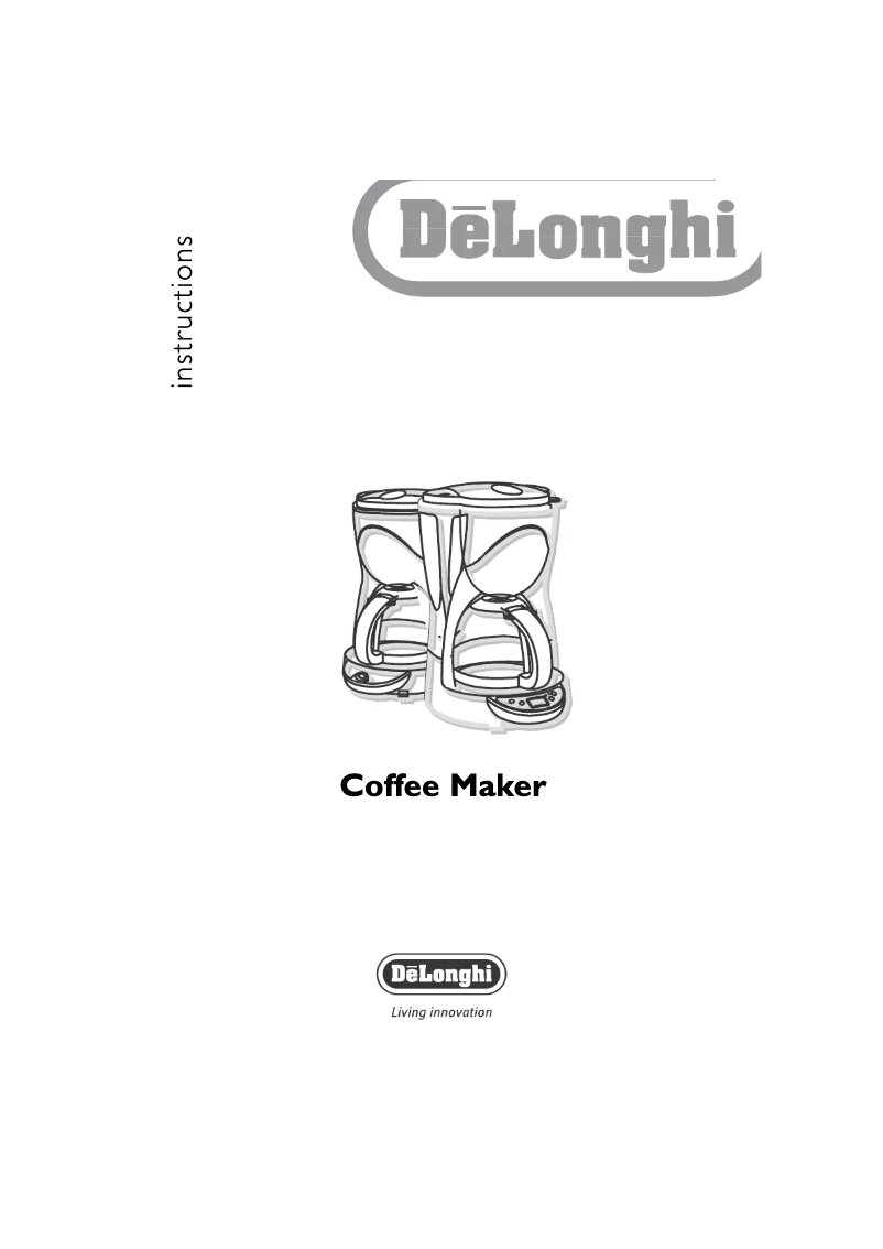 Page n°1 - Manuel utilisateur DeLonghi ICM 2.B