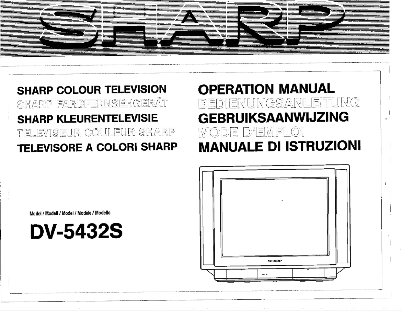 Image de la première page du manuel de l'appareil DV5432S