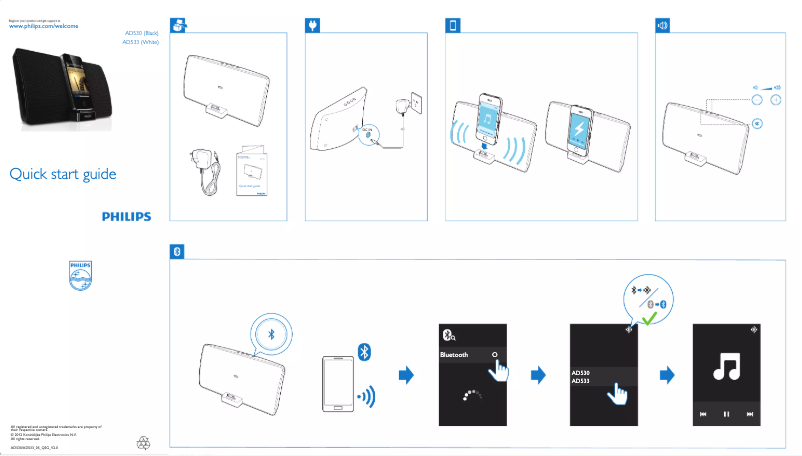 Image de la première page du manuel de l'appareil AD533