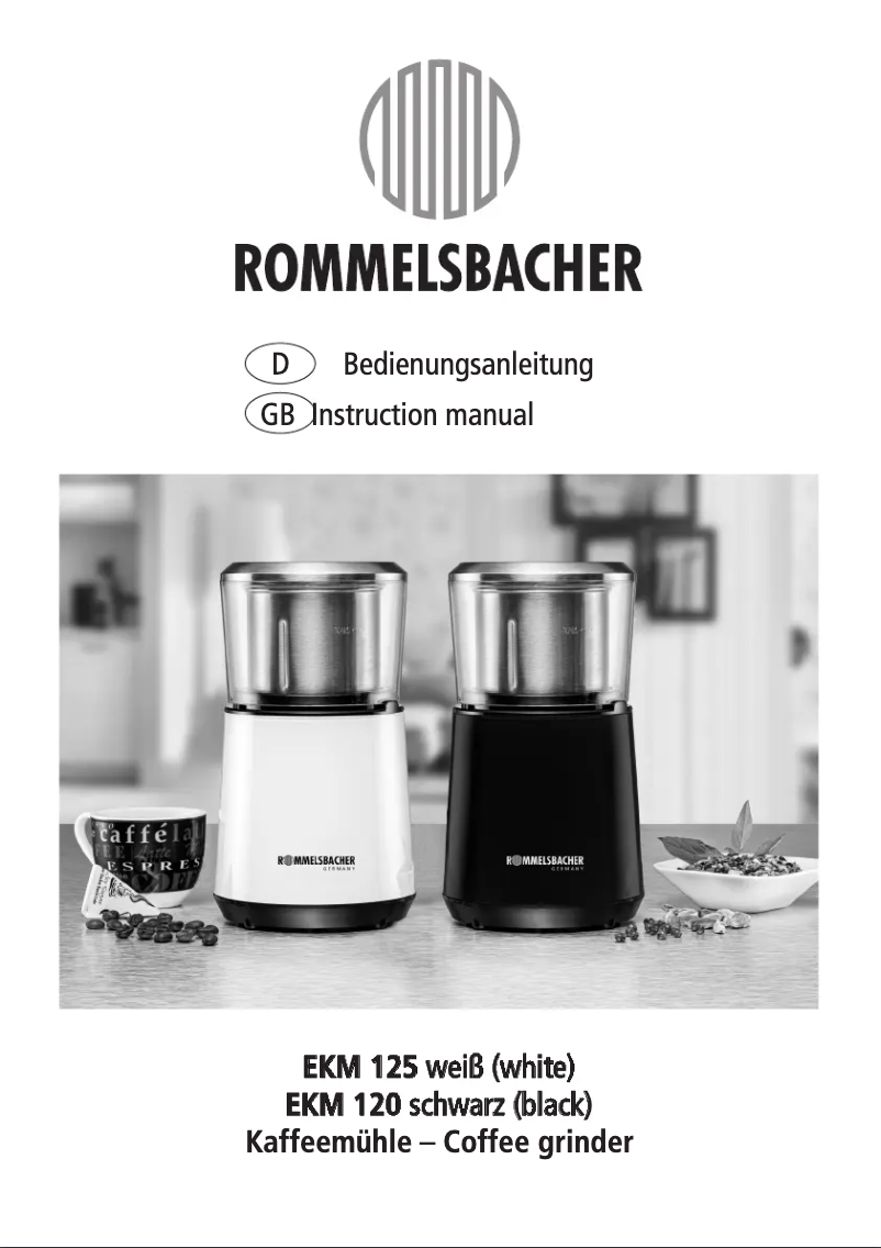 Página 1 del manual Manual de usuario Rommelsbacher EKM 120