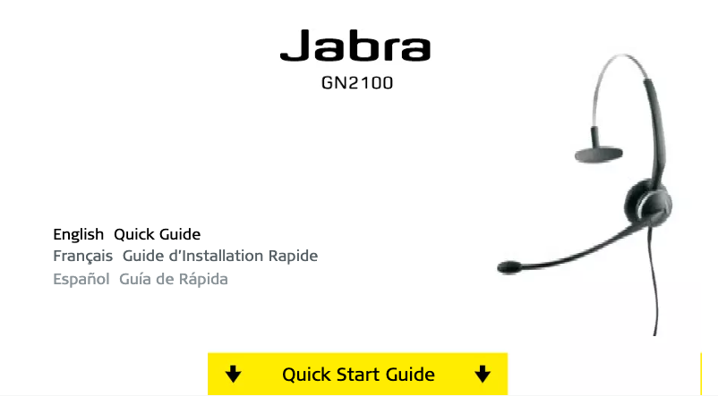 Página 1 del manual Manual de usuario Jabra GN 2110-ST