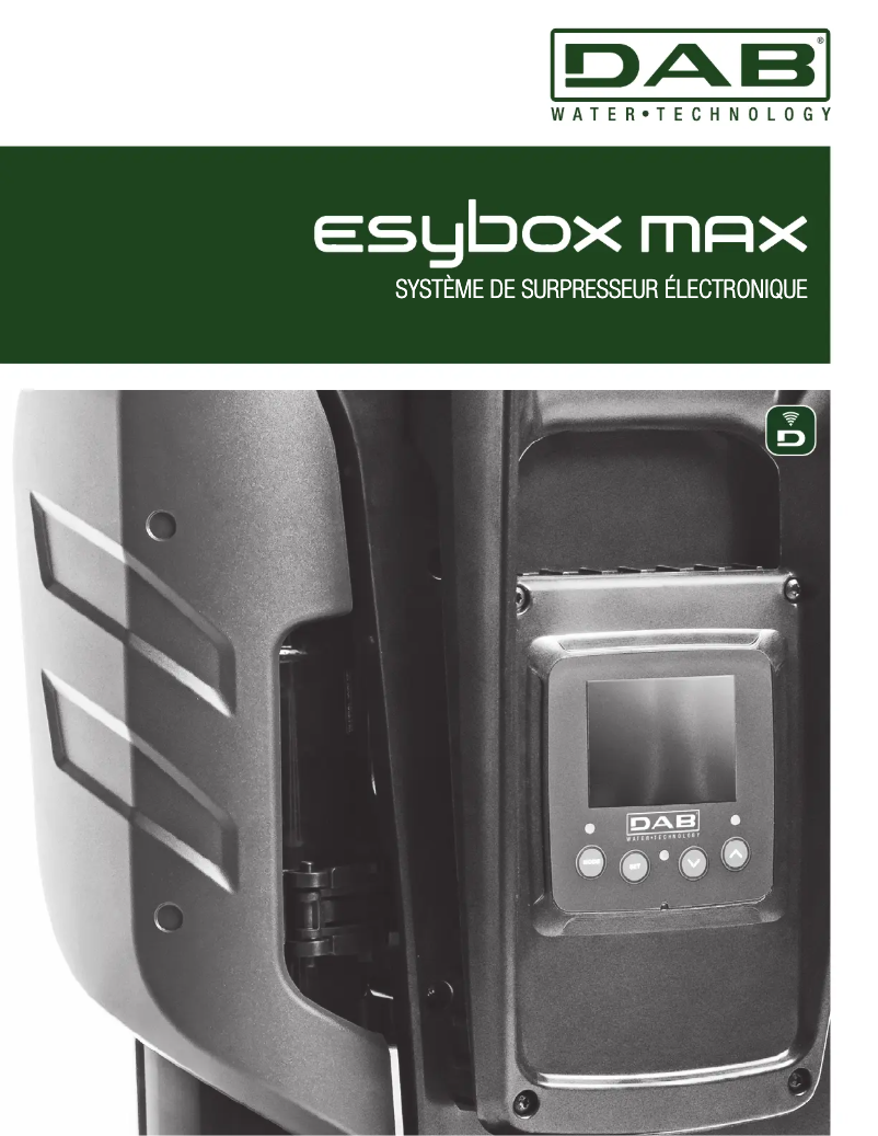 Image de la première page du manuel de l'appareil ESYBOX MAX