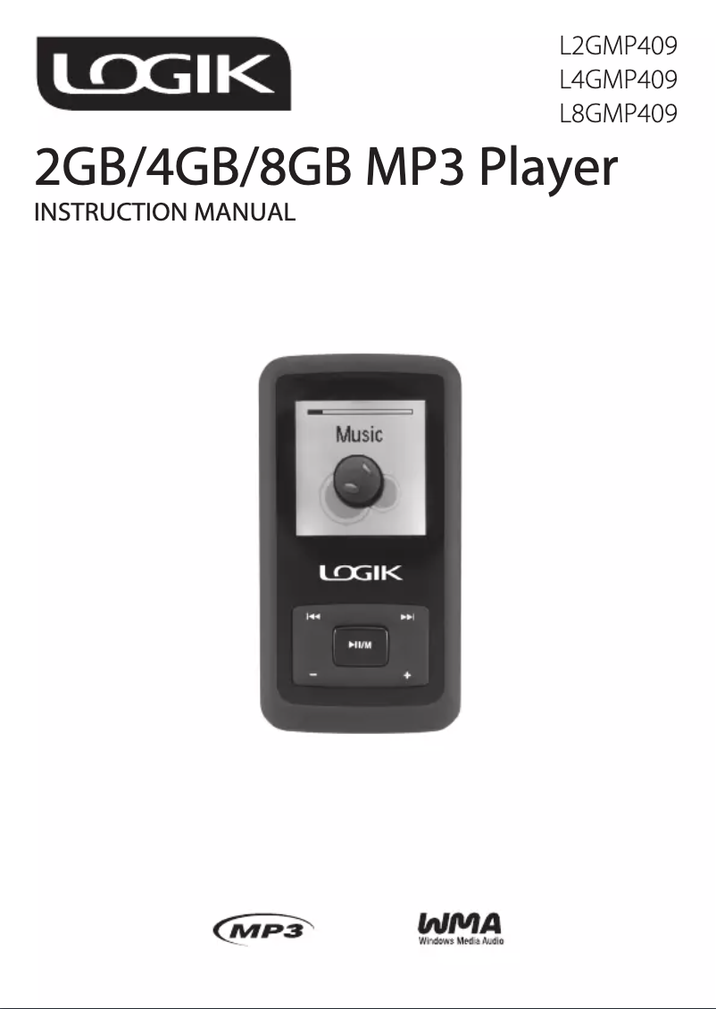 Page 1 de la notice Manuel utilisateur Logik L4GMP409