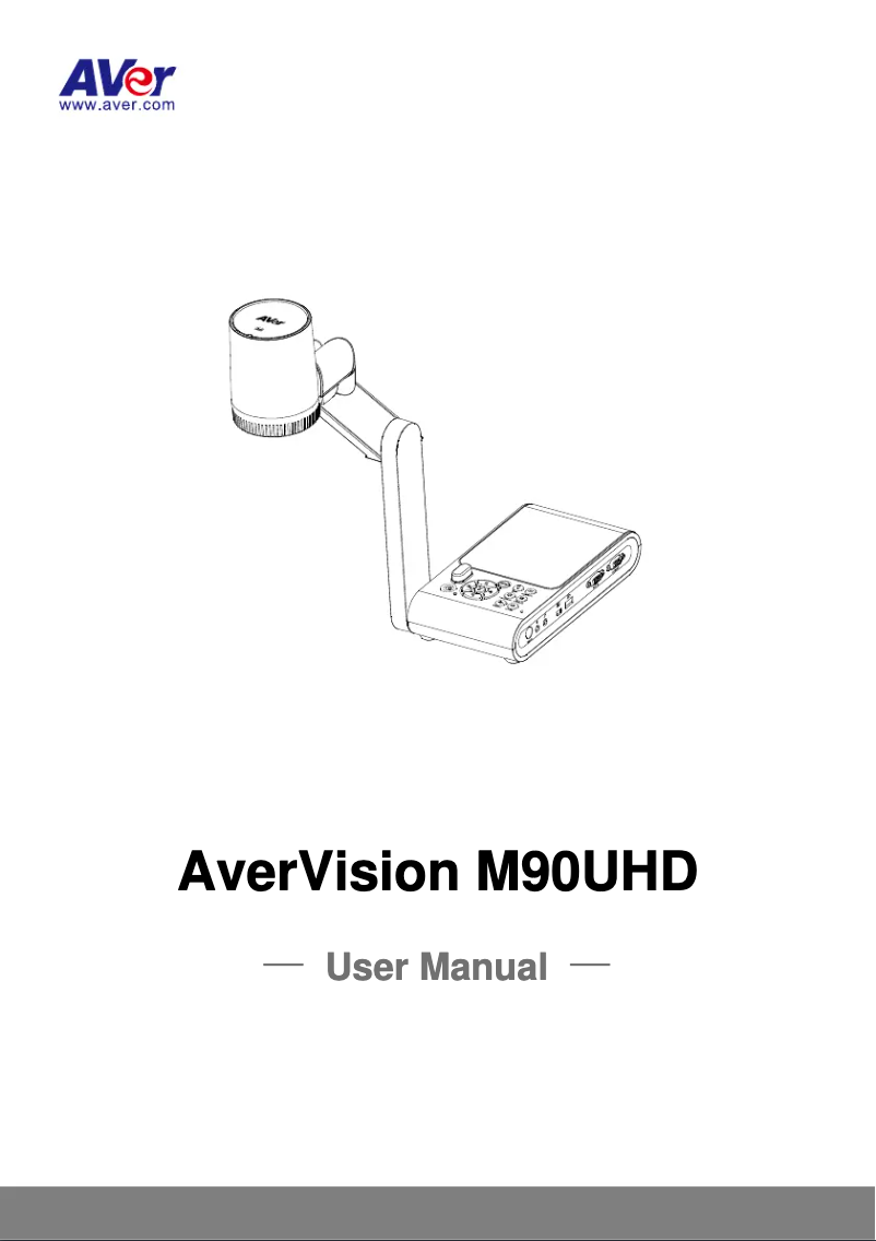 Page 1 de la notice Manuel utilisateur AVer AVerVision M90UHD