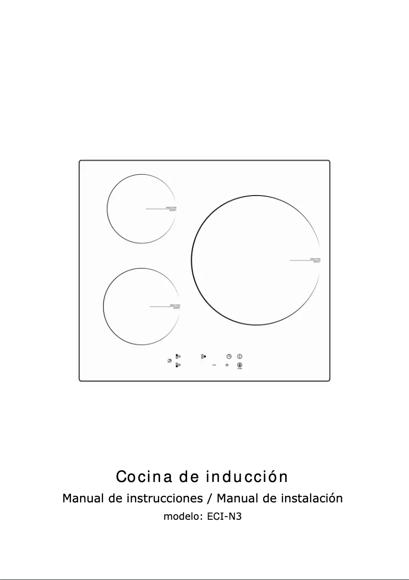 Page 1 de la notice Manuel utilisateur Infiniton ECI-N3