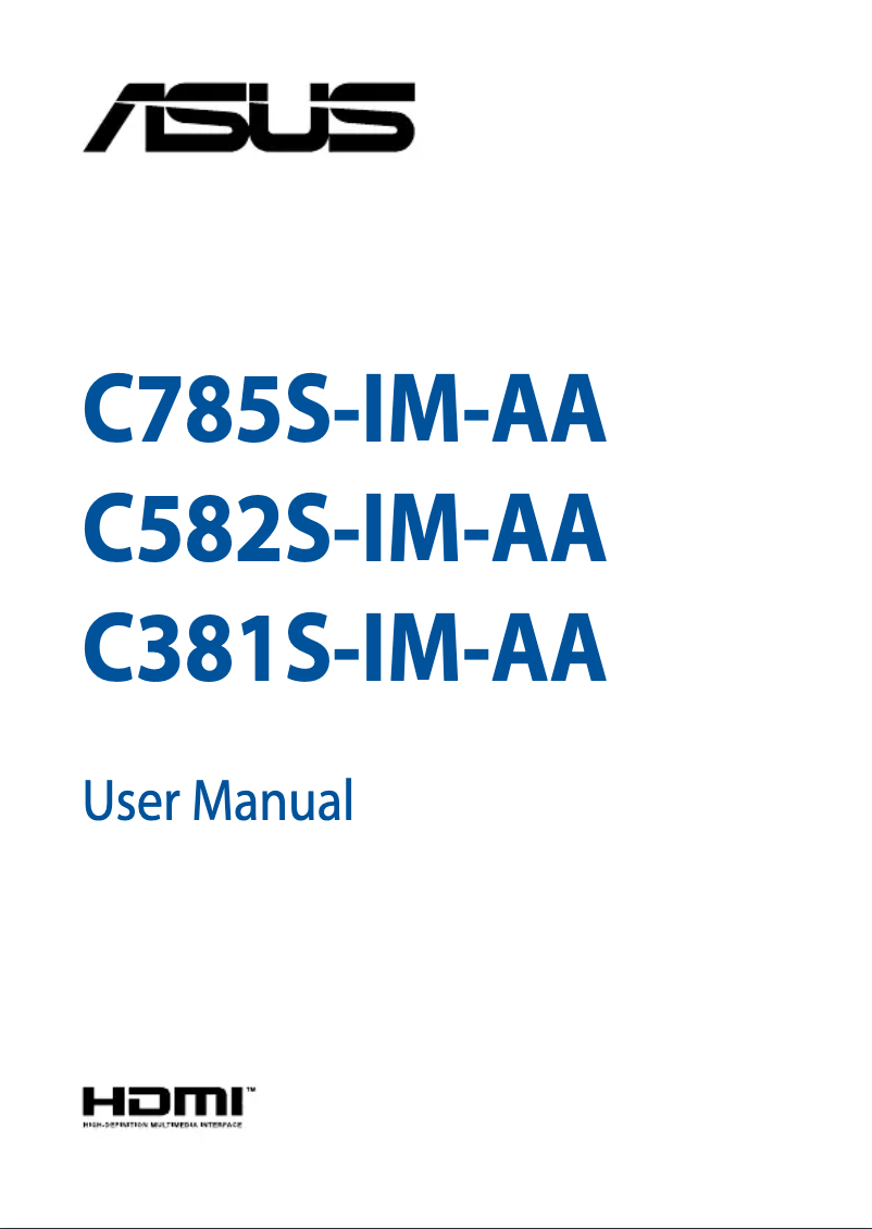 Page 1 de la notice Manuel utilisateur Asus C381S-IM-AA