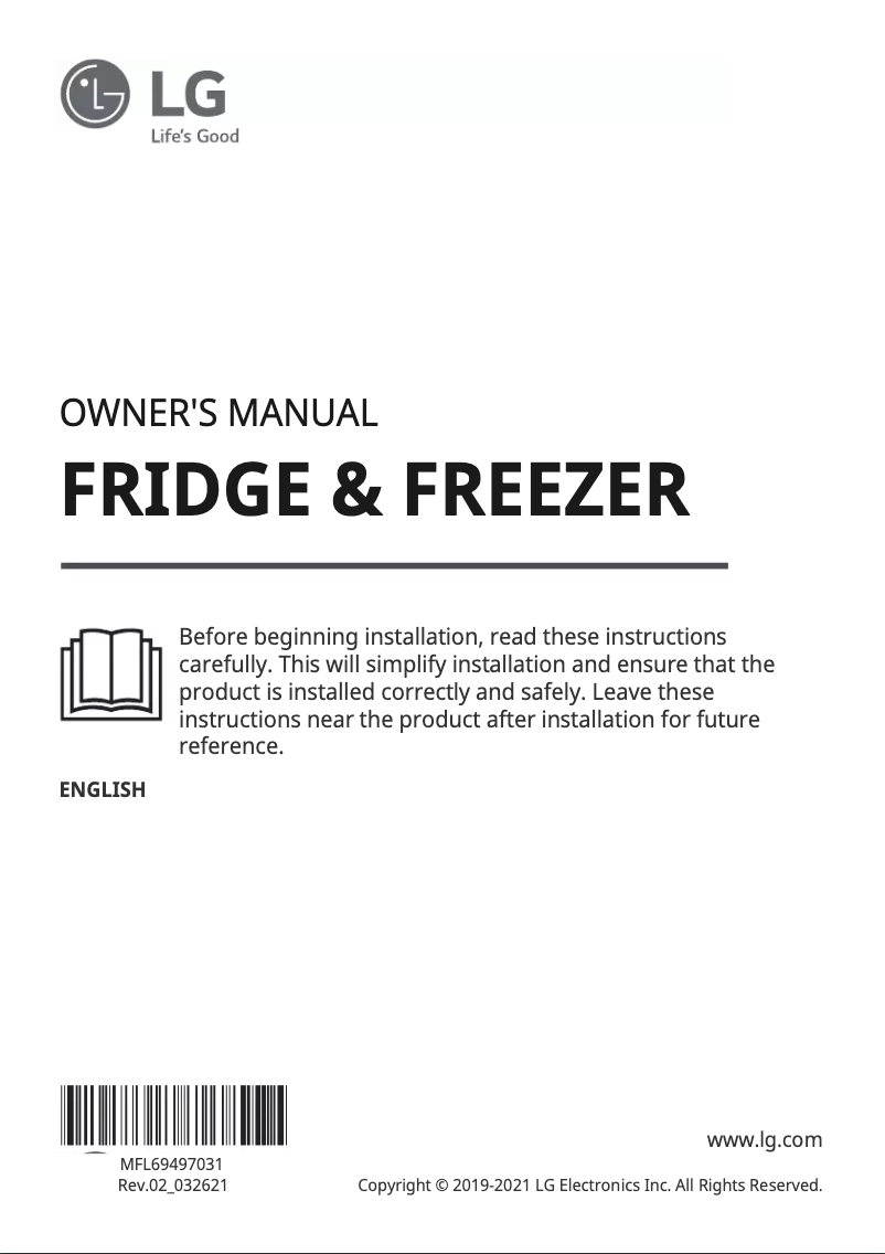 Page 1 de la notice Manuel utilisateur LG LM89SXD