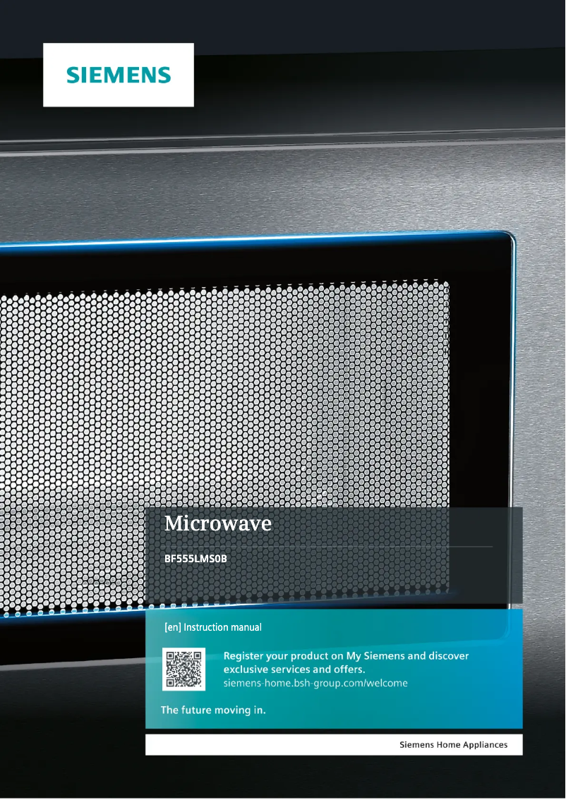 Page 1 de la notice Manuel utilisateur Siemens BF555LMS0B