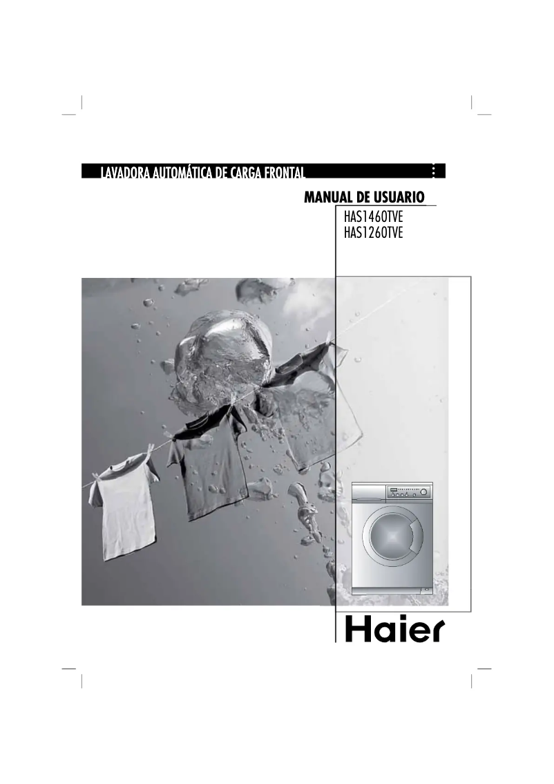 Image de la première page du manuel de l'appareil HAS1460TVE