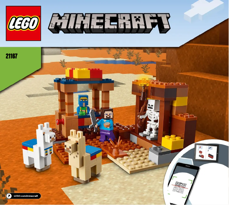 Page 1 de la notice Manuel utilisateur Lego Minecraft 21167
