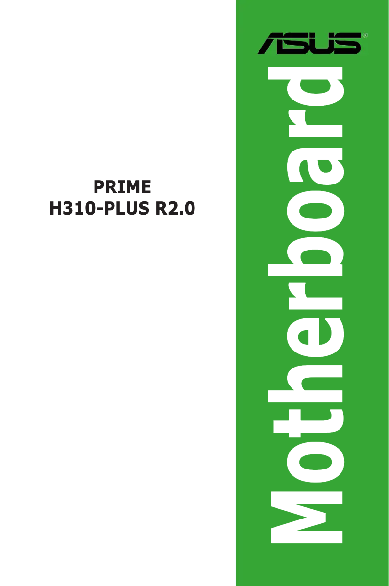 Image de la première page du manuel de l'appareil Prime H310-PLUS R2.0