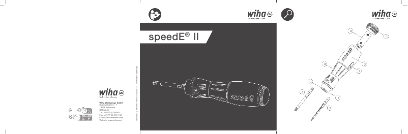 Image de la première page du manuel de l'appareil speedE II