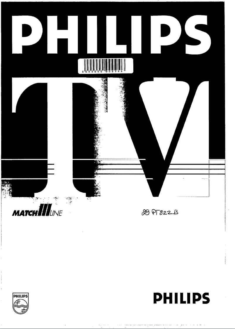 Image de la première page du manuel de l'appareil 29PT822B