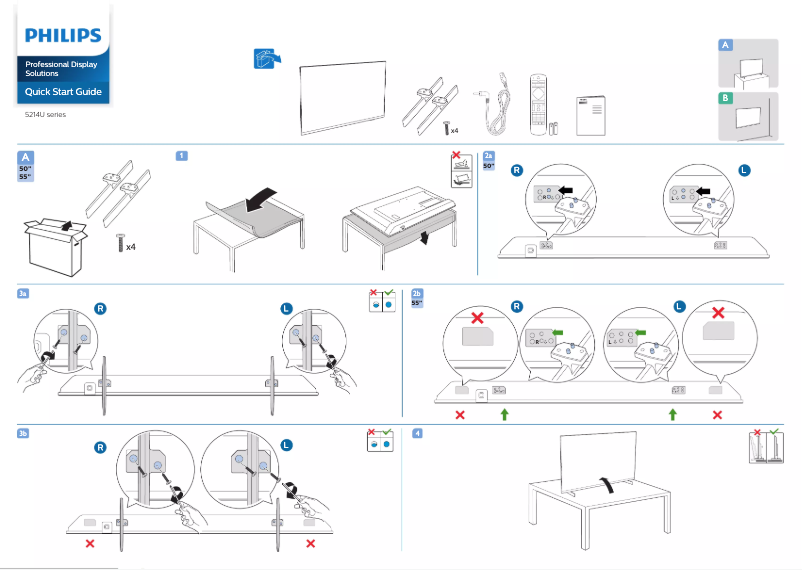 First page image of the manual for 55HFL5214U