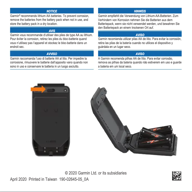 Page 1 de la notice Guide d'installation Garmin Montana 750i