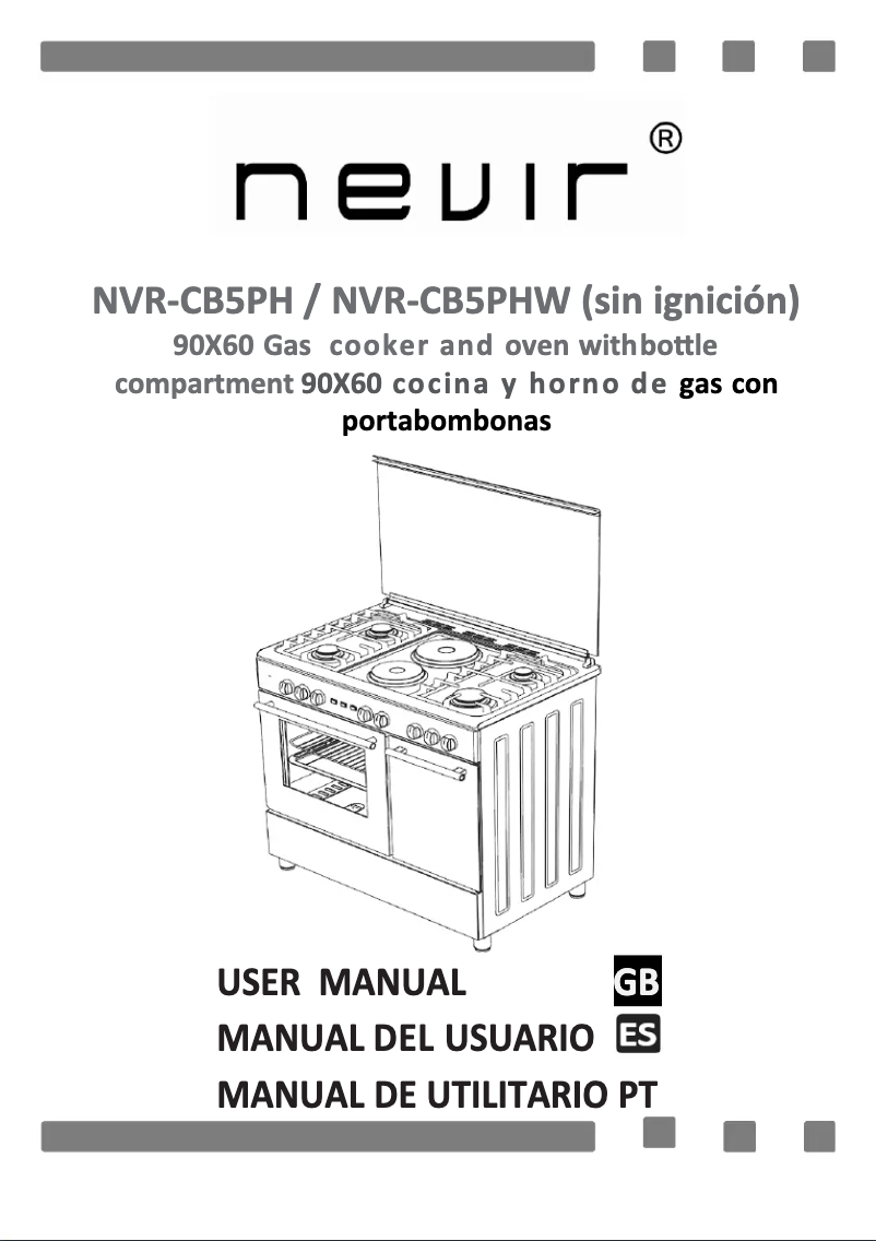 Page n°1 - Manuel utilisateur Nevir NVR-CB5PHW