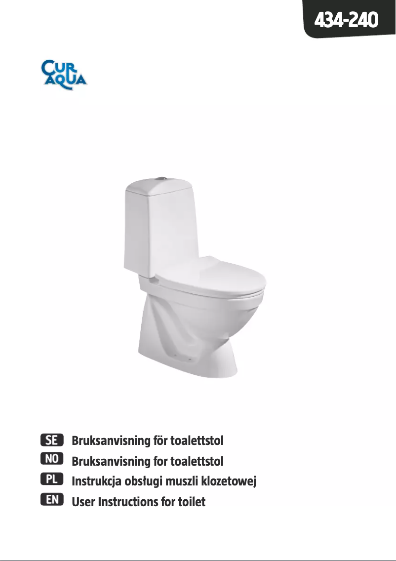 Page 1 de la notice Manuel utilisateur CurAqua 434-240