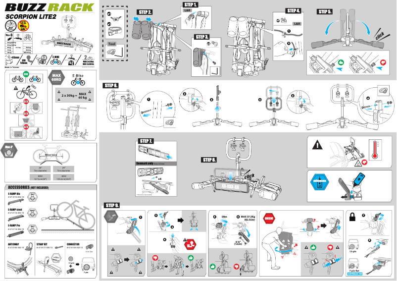 Page n°1 - Manuel utilisateur Buzz Rack Scorpion Lite 2
